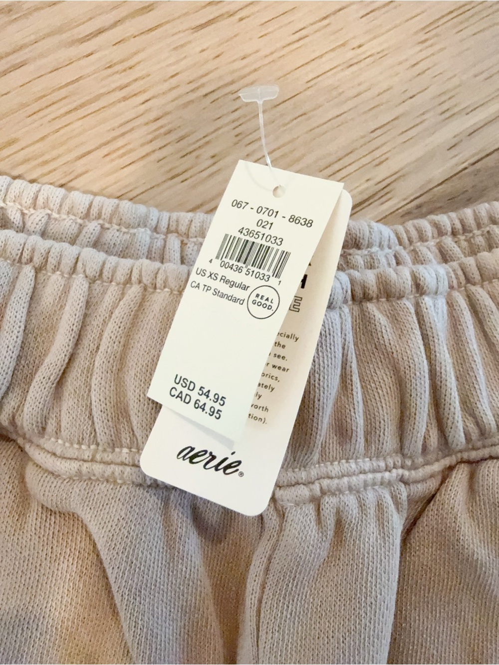 NWT 0701-8638 Aerie sweatpants XS